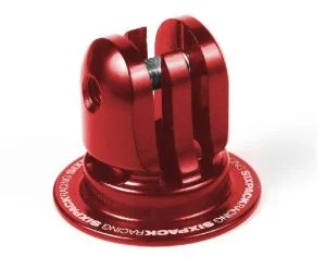 SIXPACK Mocowanie kamery sportowej GoPro / korek sterów czerwony