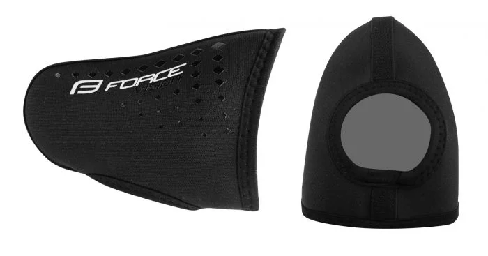 Ochraniacze na buty FORCE TOP VISION neopren, czarne L/XL
