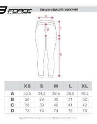 Spodnie dresowe, damskie FORCE COMFY LADY, czarne XL