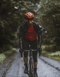 Spodnie rowerowe 3/4 FORCE BRIGHT z wkładką, czarne L