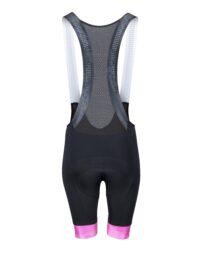 Spodenki damskie FORCE STRIPE LADY z wkładką, czarno-różowe XS