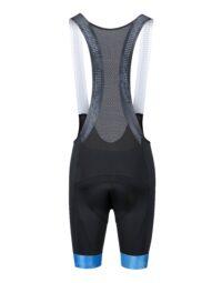 Spodenki FORCE STRIPE z wkładką, czarno-niebieskie L