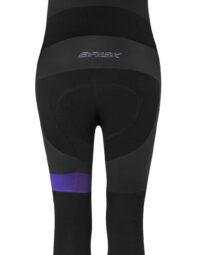 Spodenki z wkładką FORCE BRISK LADY, czarno-czerwone L