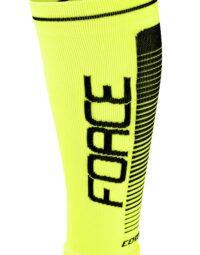 Opaski kompresyjne FORCE COMPRESS, fluo-czarne L-XL