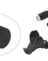 Lampka przednia FORCE PEN 200LM 1 LED diode USB, czarna