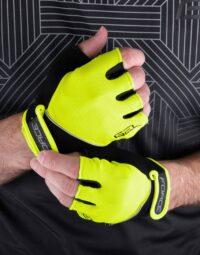 Rękawiczki FORCE GEL 17, fluo L