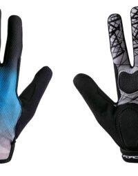 Rękawiczki letnie FORCE MTB CORE, niebieskie XXL
