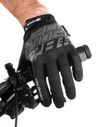 Rękawiczki letnie FORCE MTB SWIPE, czarno-szare S
