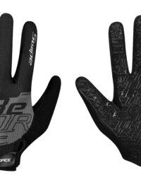 Rękawiczki letnie FORCE MTB SWIPE, czarno-szare S