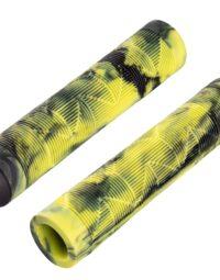Chwyty gumowe FORCE BMX145, czarno-fluo