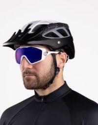 Kask FORCE AVES MTB, biało-czarny, mat L-XL