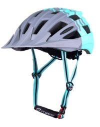 Kask FORCE CORELLA MTB, szaro-turkusowy S-M
