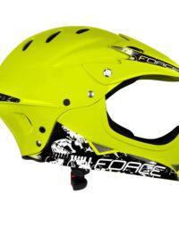 Kask FORCE DOWNHILL junior, fluo połysk S - M