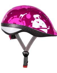 Kask dziecięcy FORCE FUN PLANETS, różowo-biały S