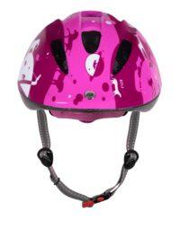 Kask dziecięcy FORCE FUN PLANETS, różowo-biały S