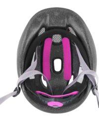 Kask dziecięcy FORCE FUN PLANETS, różowo-biały S