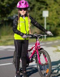 Kask dziecięcy FORCE FUN PLANETS, różowo-biały S