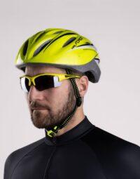 Kask FORCE HAL, fluo-czarny, S - M