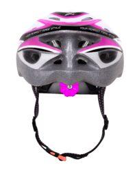 Kask FORCE HAL, biało-różowy- XS/S