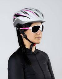 Kask FORCE HAL, biało-różowy- XS/S
