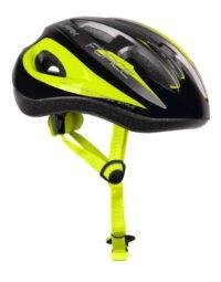 Kask dziecięcy FORCE LARK, czarno-fluo - S