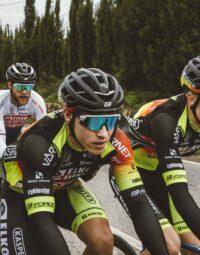 Kask rowerowy FORCE LYNX, czarny mat/połysk - S/M