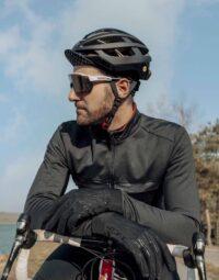 Kask rowerowy FORCE LYNX MIPS, czarny mat-połysk, S-M
