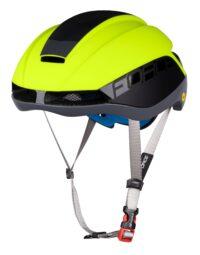 Kask rowerowy FORCE ORCA MIPS, fluo mat-szary S-M