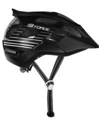 Kask MTB FORCE RAPTOR, czarno-biały - S/M