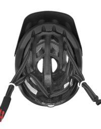 Kask MTB FORCE RAPTOR, czarno-biały - S/M