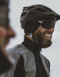 Kask MTB FORCE RAPTOR, czarno-biały - S/M