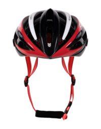 Kask FORCE ROAD czarno-czerwono-biały - S/M