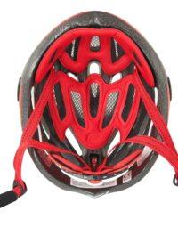 Kask FORCE ROAD czarno-czerwono-biały - S/M