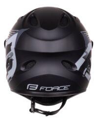 Kask FORCE TIGER downhill, czarny mat - S-M