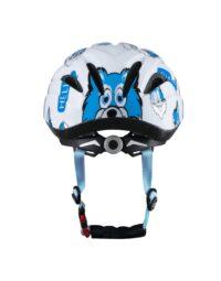 Kask dziecięcy FORCE WOLFIE, niebiesko-biały XXS-XS