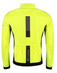 Kurtka męska FORCE FROST softshell, fluo-czarna XS