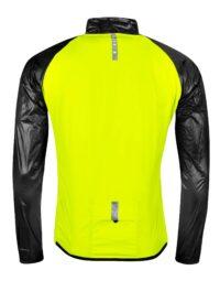 Kurtka wiatroszczelna FORCE WINDPRO, fluo-czarna 3XL