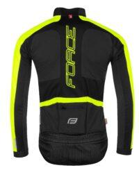 Kurtka kolarska FORCE X100, czarno-fluo M