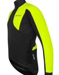 Kurtka kolarska FORCE X100, czarno-fluo M