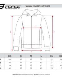 Bluza FORCE ELEGANT, czarna XXL
