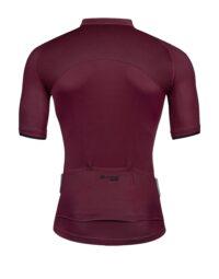Koszulka rowerowa FORCE CHARM, bordowa 3XL