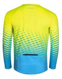 Bluza FORCE MTB ANGLE, fluo-niebieska M