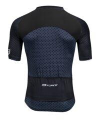 Koszulka rowerowa FORCE POINTS, czarna 3XL