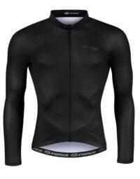 Bluza kolarska FORCE PURE, czarna XL
