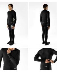 Bluza FORCE SPIKE, czarno-biała XS