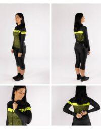 Bluza damska FORCE SPRAY LADY, army-fluo L