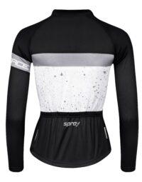 Bluza damska FORCE SPRAY LADY, biało-czarna 3XL