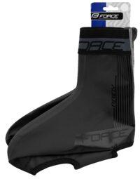 Ochraniacze na buty FORCE RAINY ROAD, czarne M
