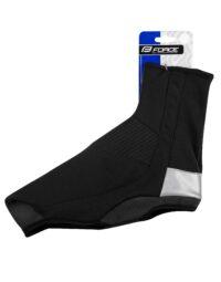 Ochraniacze na buty FORCE SPRING, softshell czarny S