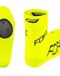 Ochraniacze na buty FORCE dzianinowe fluo, S/M